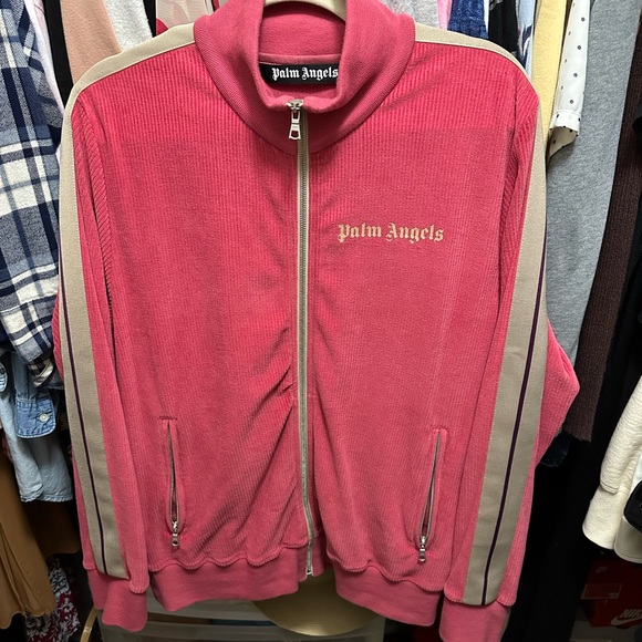 Palm Angels Jackets & Coats Palm Angels Corduroy Fleece Track